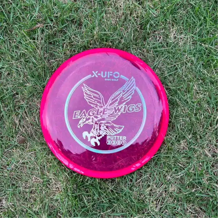 Disque disk golf rouge 1