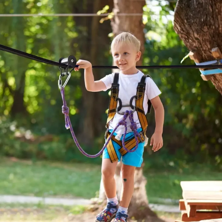 Tyrolienne slackline 20