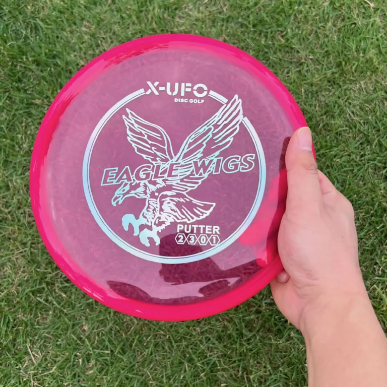 Disque disk golf rouge 6