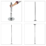 Barre de pole dance inox (45 mm) 24