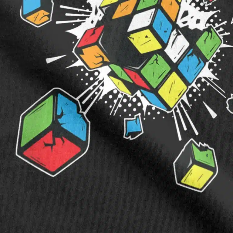 T-shirt rubik’s cube explosion 4
