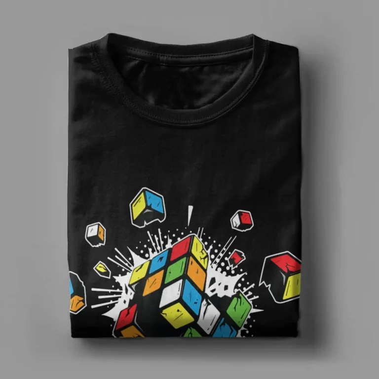 T-shirt rubik’s cube explosion 3