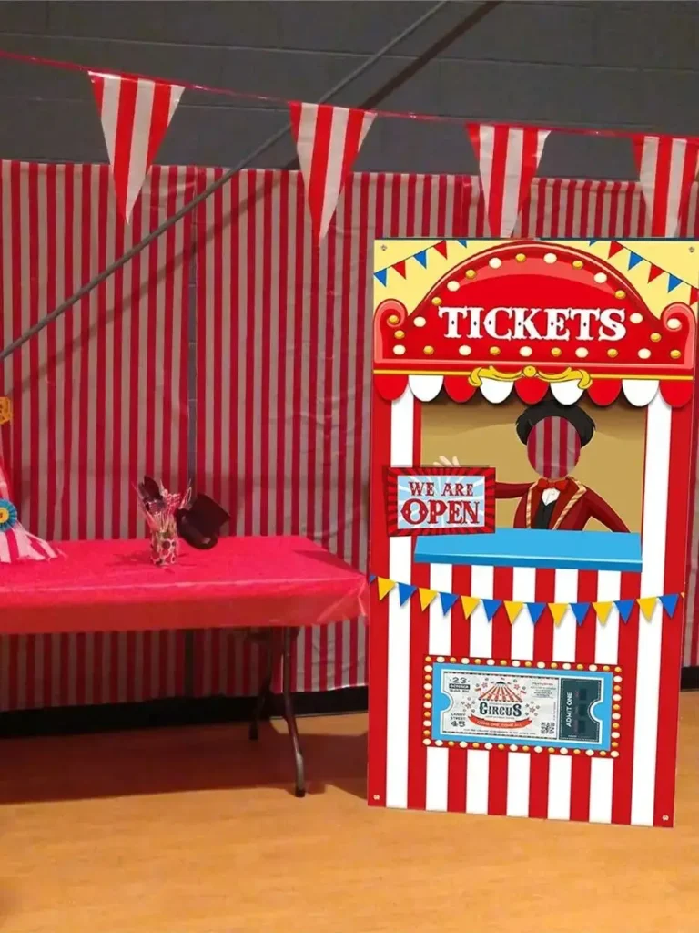 Toile de fond tickets cirque 2