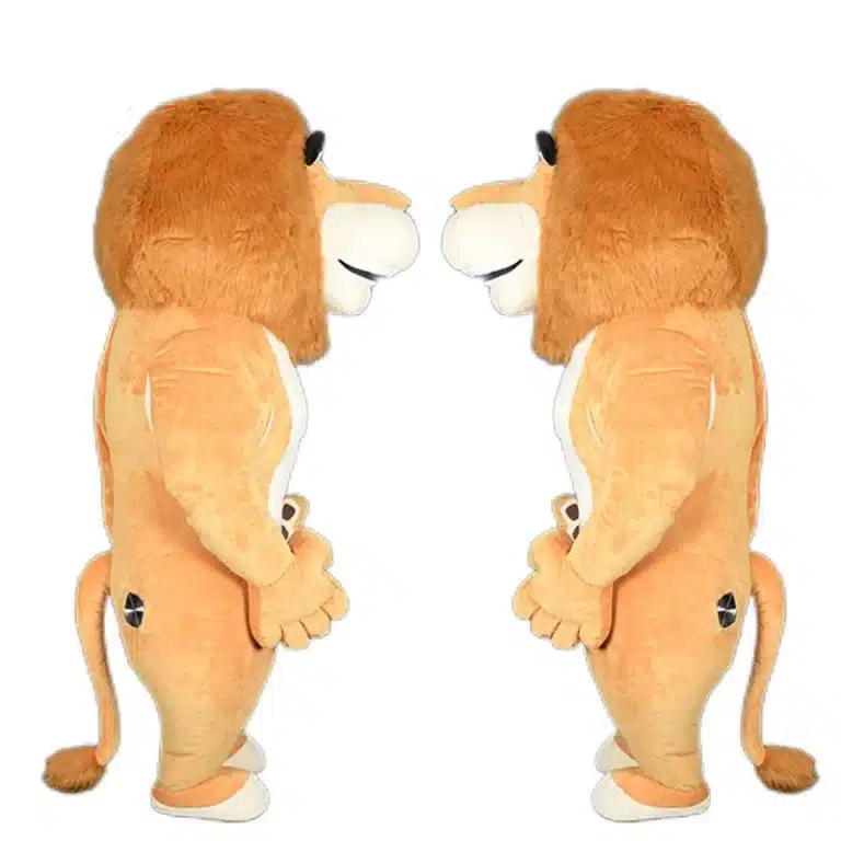 Mascotte gonflable lion 6