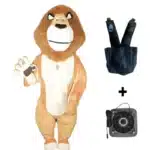 Mascotte gonflable lion 7