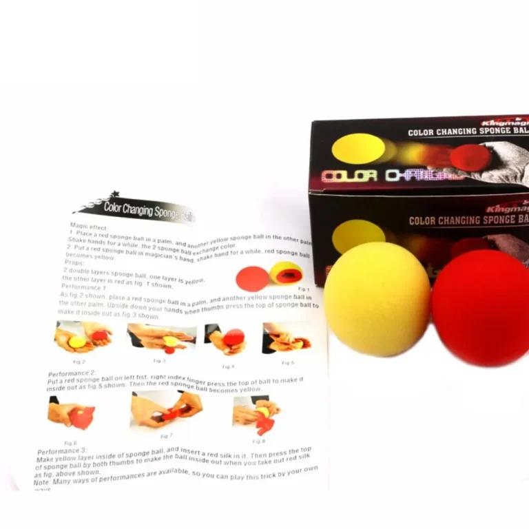 Tour de magie disparition balle en mousse 7