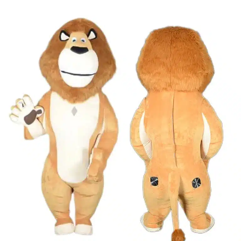Mascotte gonflable lion 1