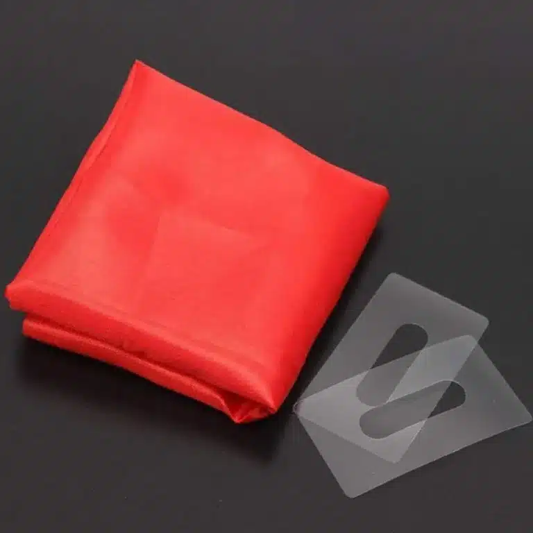 Tour de magie foulard à travers le téléphone 5