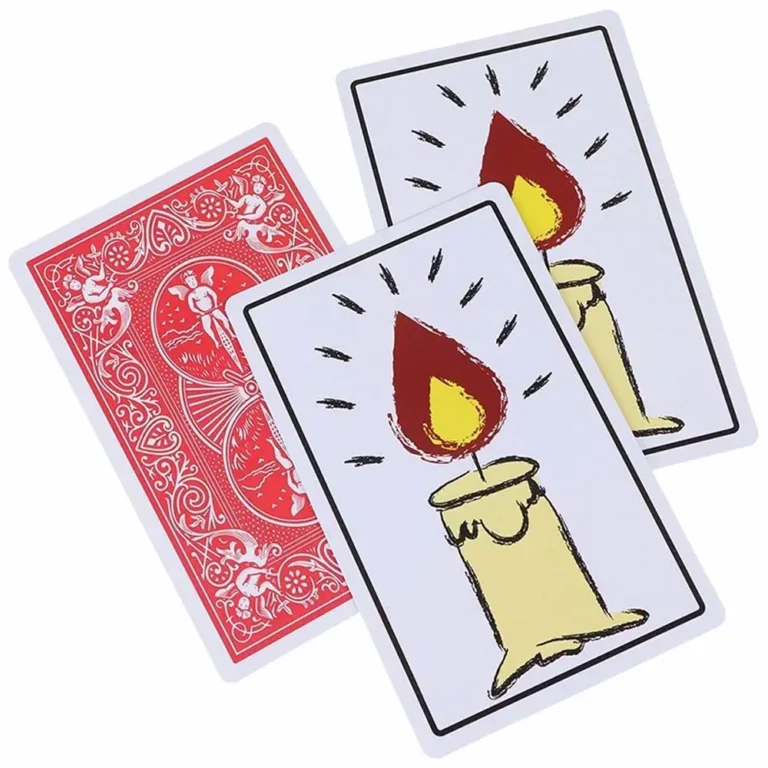 Tour de magie cartes bougies 4