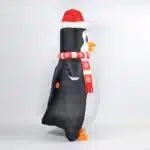 Mascotte gonflable pingouin 4