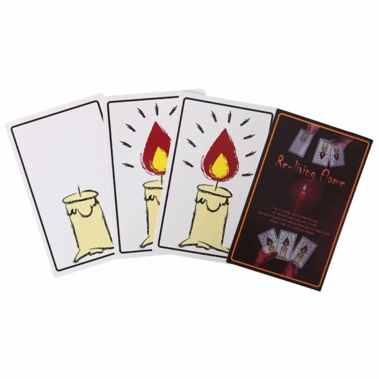Tour de magie cartes bougies 3