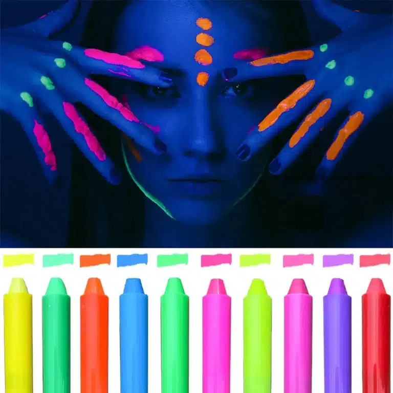 Crayons de peinture fluorescents 8