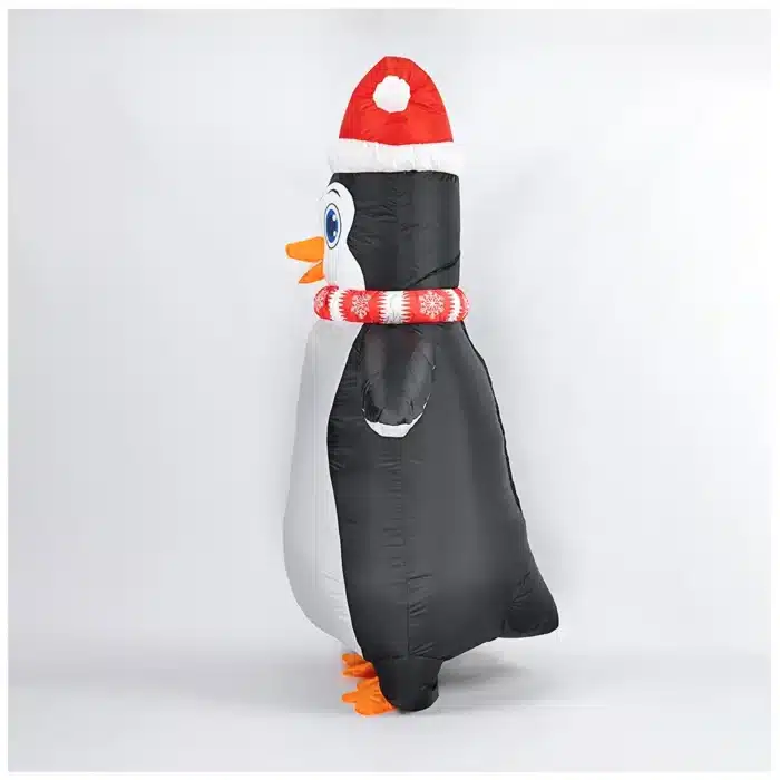 Mascotte gonflable pingouin 5