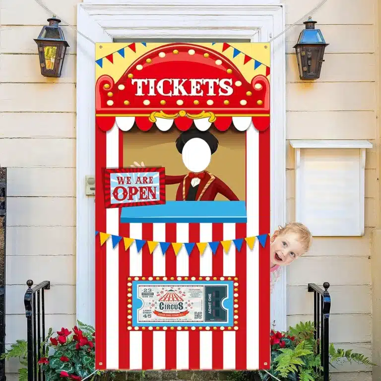 Toile de fond tickets cirque 3