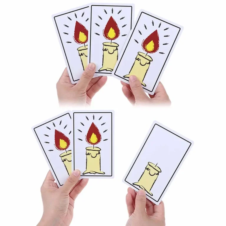 Tour de magie cartes bougies 2