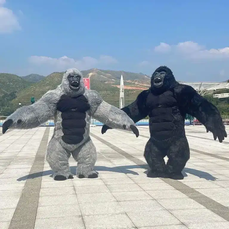 Mascotte gonflable gorille 2