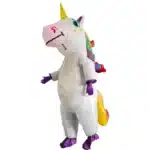 Mascotte gonflable licorne 5