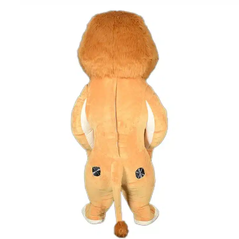 Mascotte gonflable lion 5