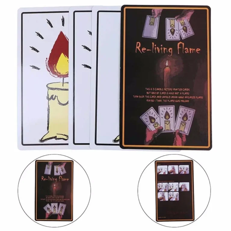 Tour de magie cartes bougies 6