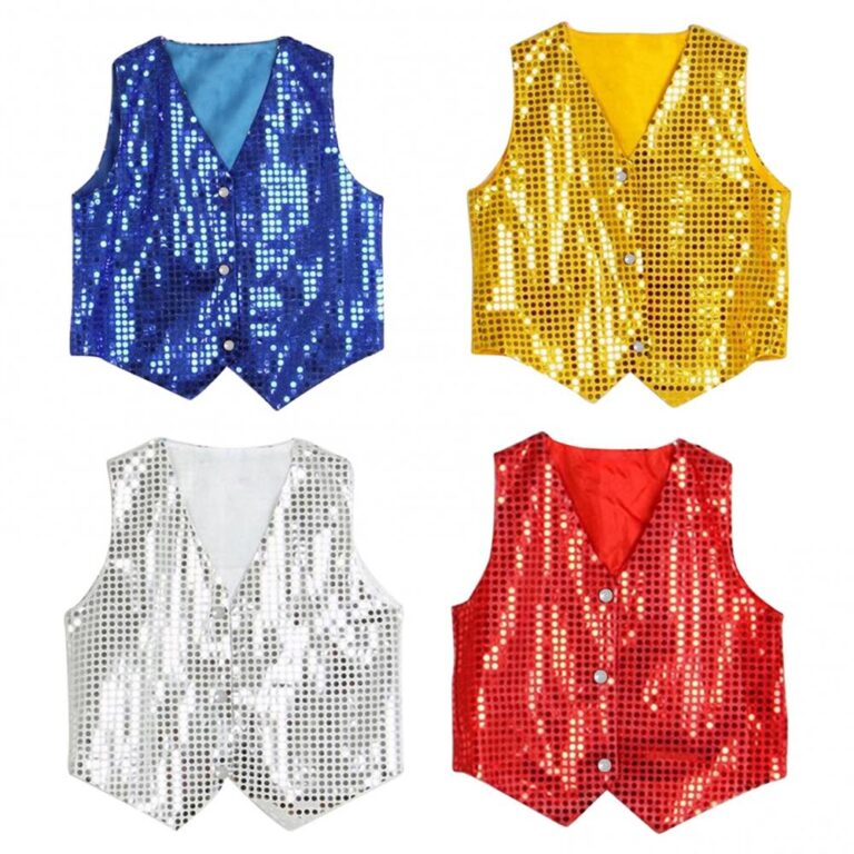 Gilet cirque à paillettes pour enfants 13