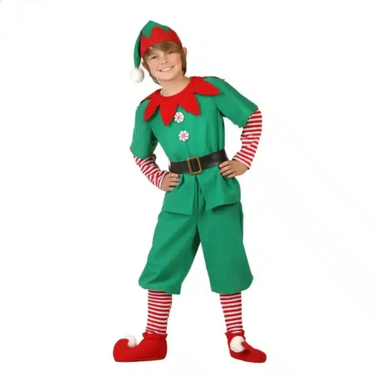 Costume lutin de Noël enfant 10