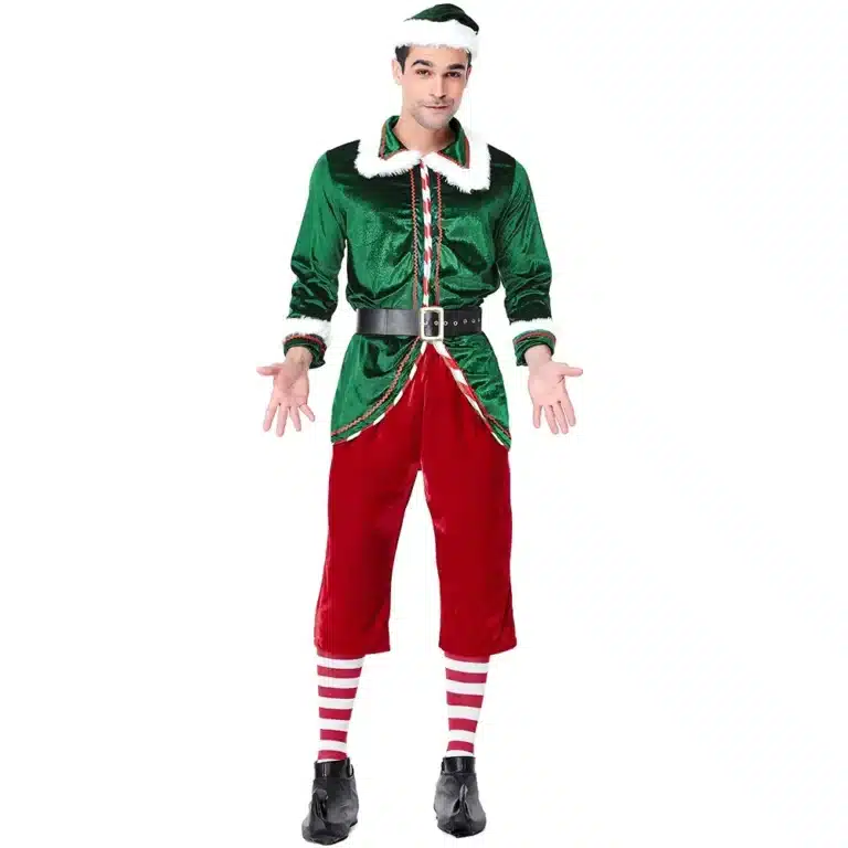 Costume lutin de Noël homme 1