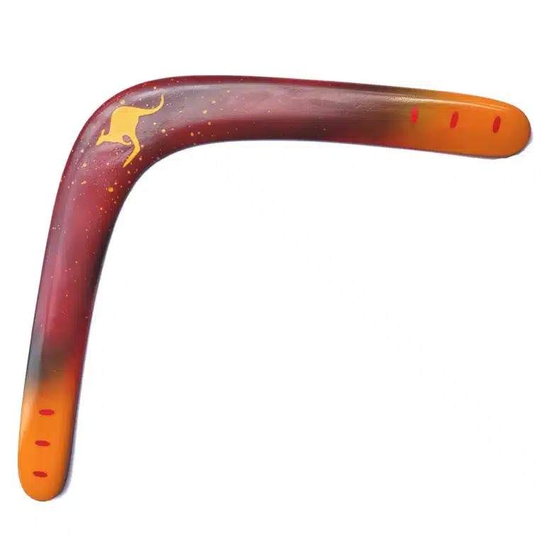 Boomerang Kangourou en bois 1