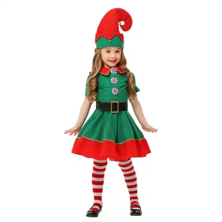Costume lutin de Noël enfant 6