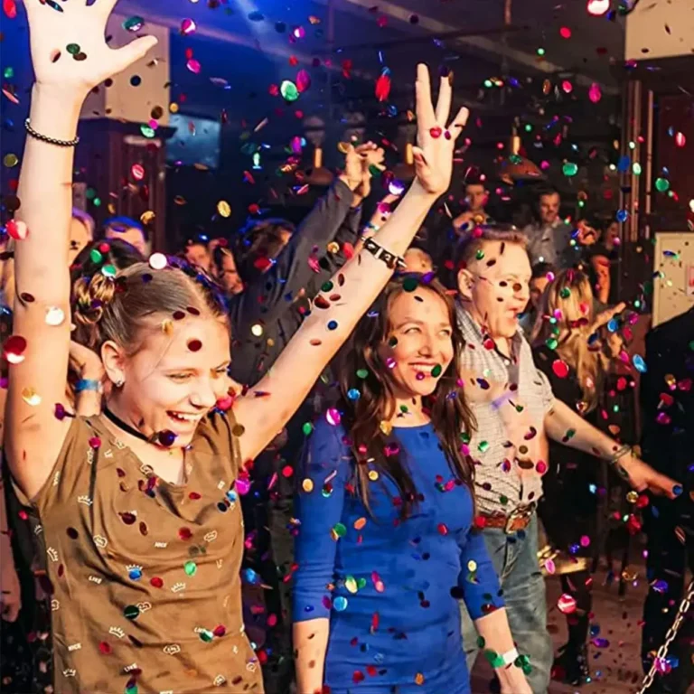 Confettis ronds métalliques 3