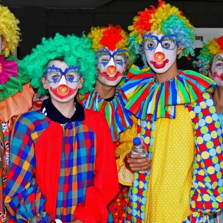 Lunettes nez de clown LED 4