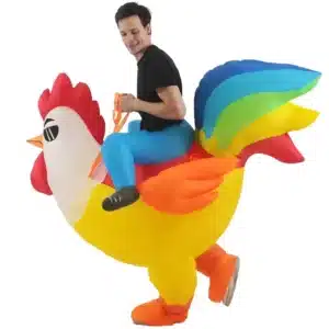 Costume gonflable coq 1