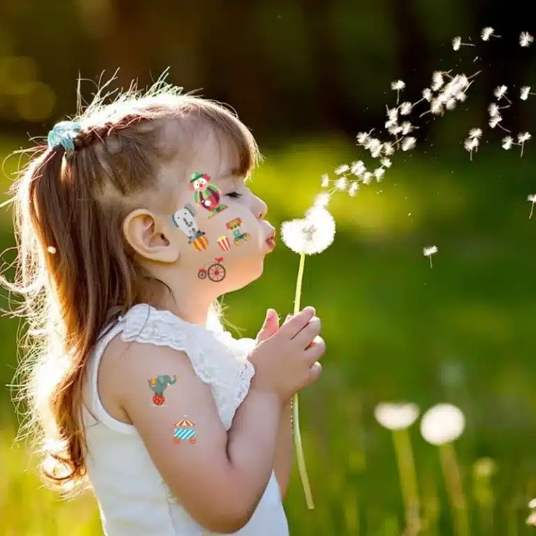 Tatouages éphémères Cirque 3