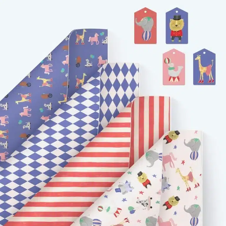 Papier cadeau Cirque 1