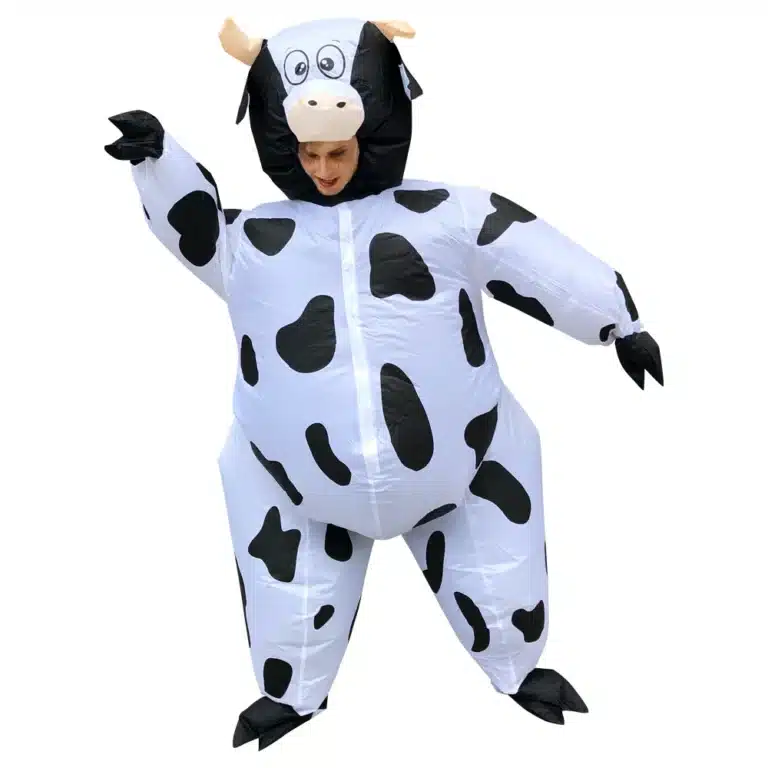 Mascotte gonflable vache 4