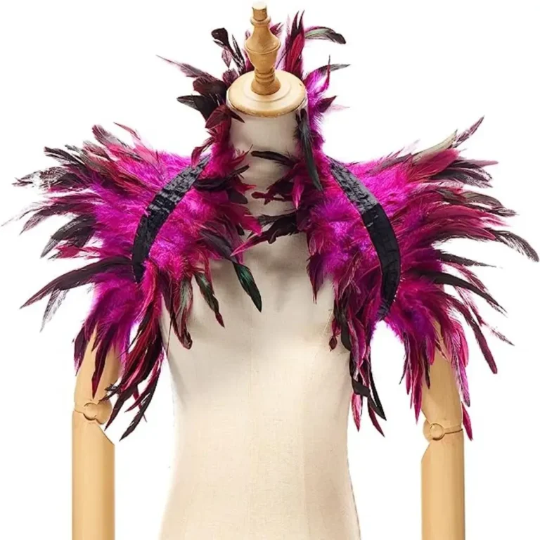 Cape en plumes 3