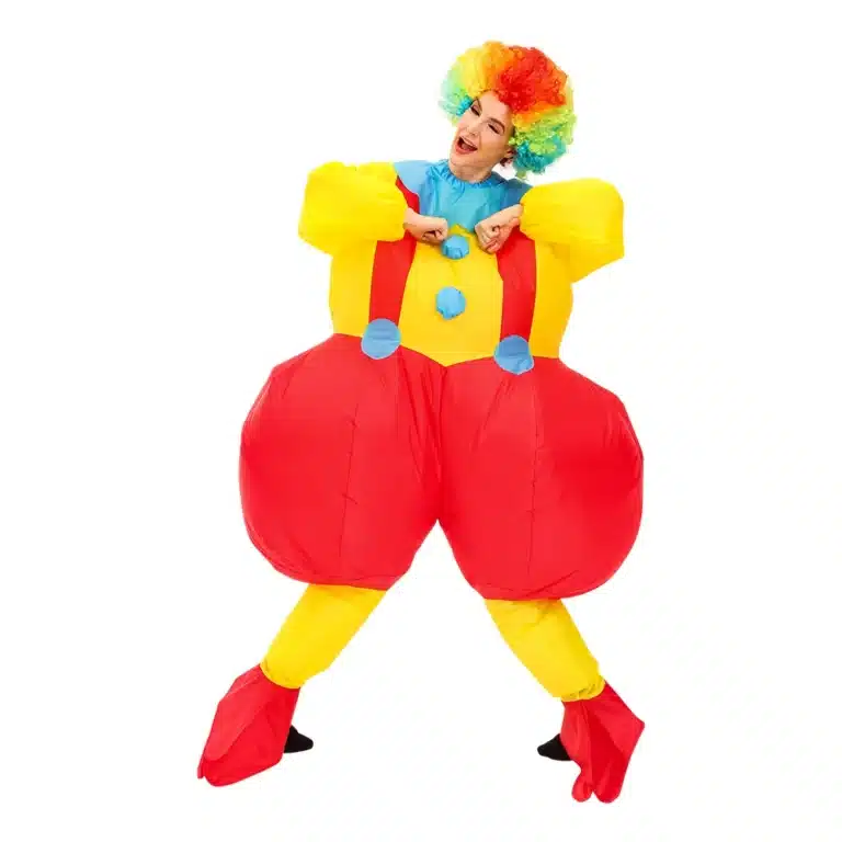 Costume gonflable de clown de mascotte adulte, robe de ballet d'anime, olympiques de carnaval, Pourim, fête d'Halloween, olympiques de cosplay pour hommes et femmes 6