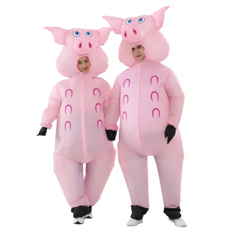 Costume gonflable cochon 4