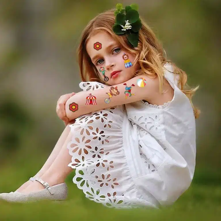 Tatouages éphémères Cirque 2