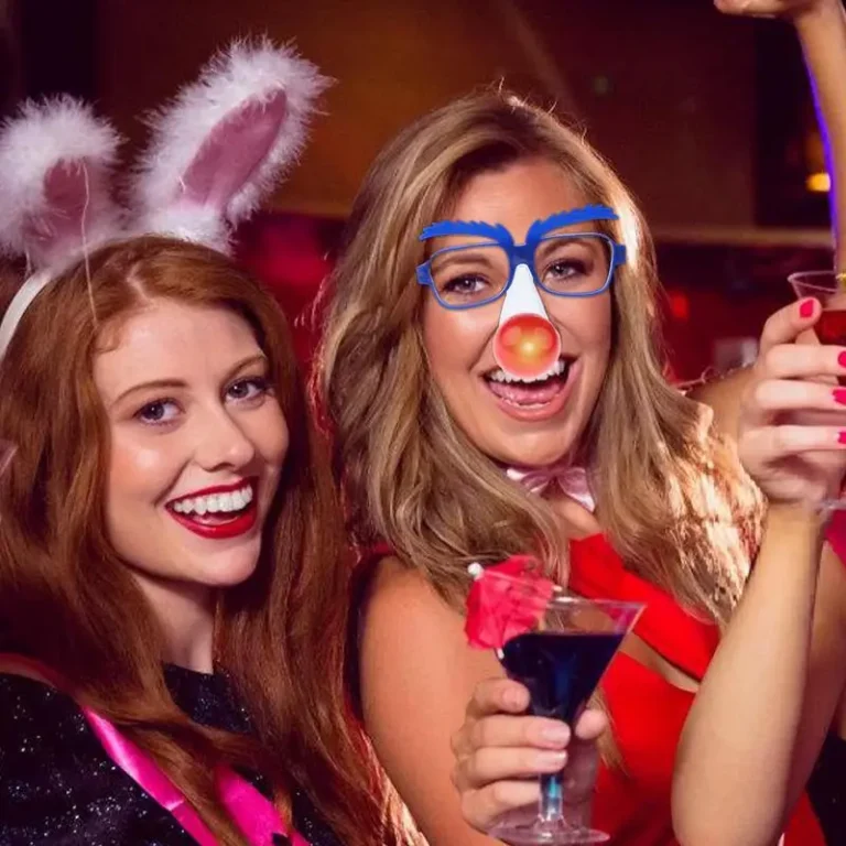 Lunettes nez de clown LED 2