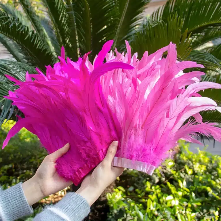 Ruban de plumes (25-30cm) 4