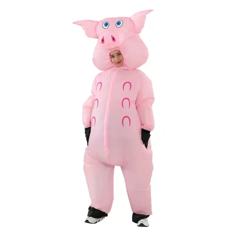 Costume gonflable cochon 3