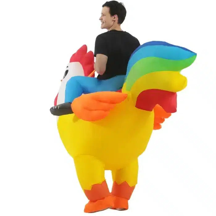 Costume gonflable coq 4