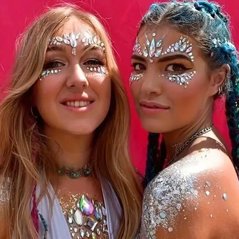 Stickers diamants visage 20