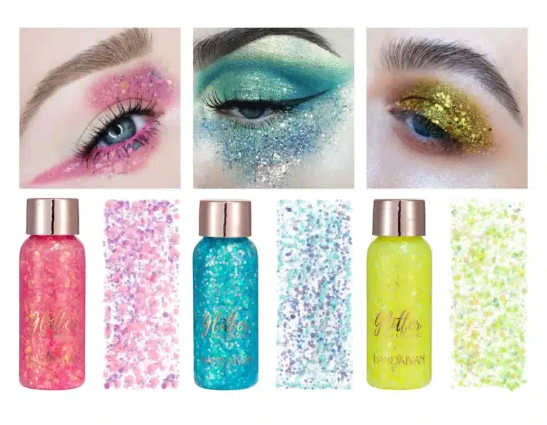 Maquillage paillettes pour les yeux 22