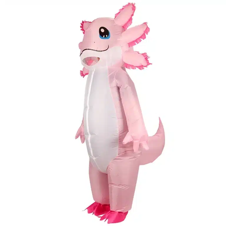 Costume gonflable axolotl 5