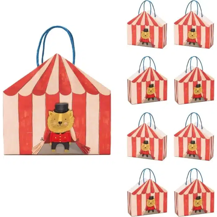 Sacs anniversaire Cirque (lot de 8) 1