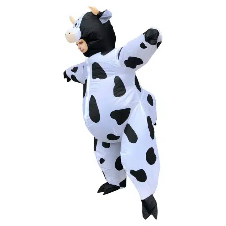 Mascotte gonflable vache 2