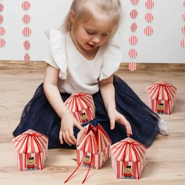 Boîtes à cadeaux Cirque (lot de 8) 3