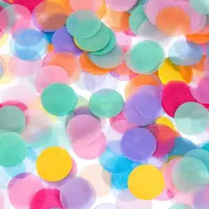 Confettis ronds en papier 1