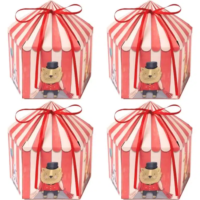 Boîtes à cadeaux Cirque (lot de 8) 1